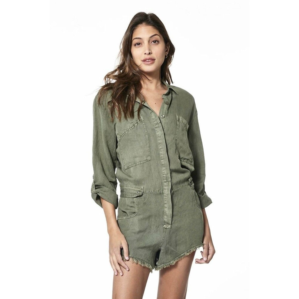 Young Fabulous & Broke River Raw Edge Romper